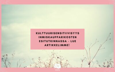 Kulttuurisensitiivisyys ihmiskaupparikosten esitutkinnassa